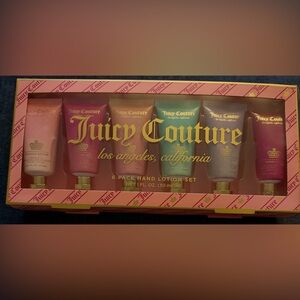 Juicy Couture Hand Lotion Set - Pink, Gold, Green, Purple